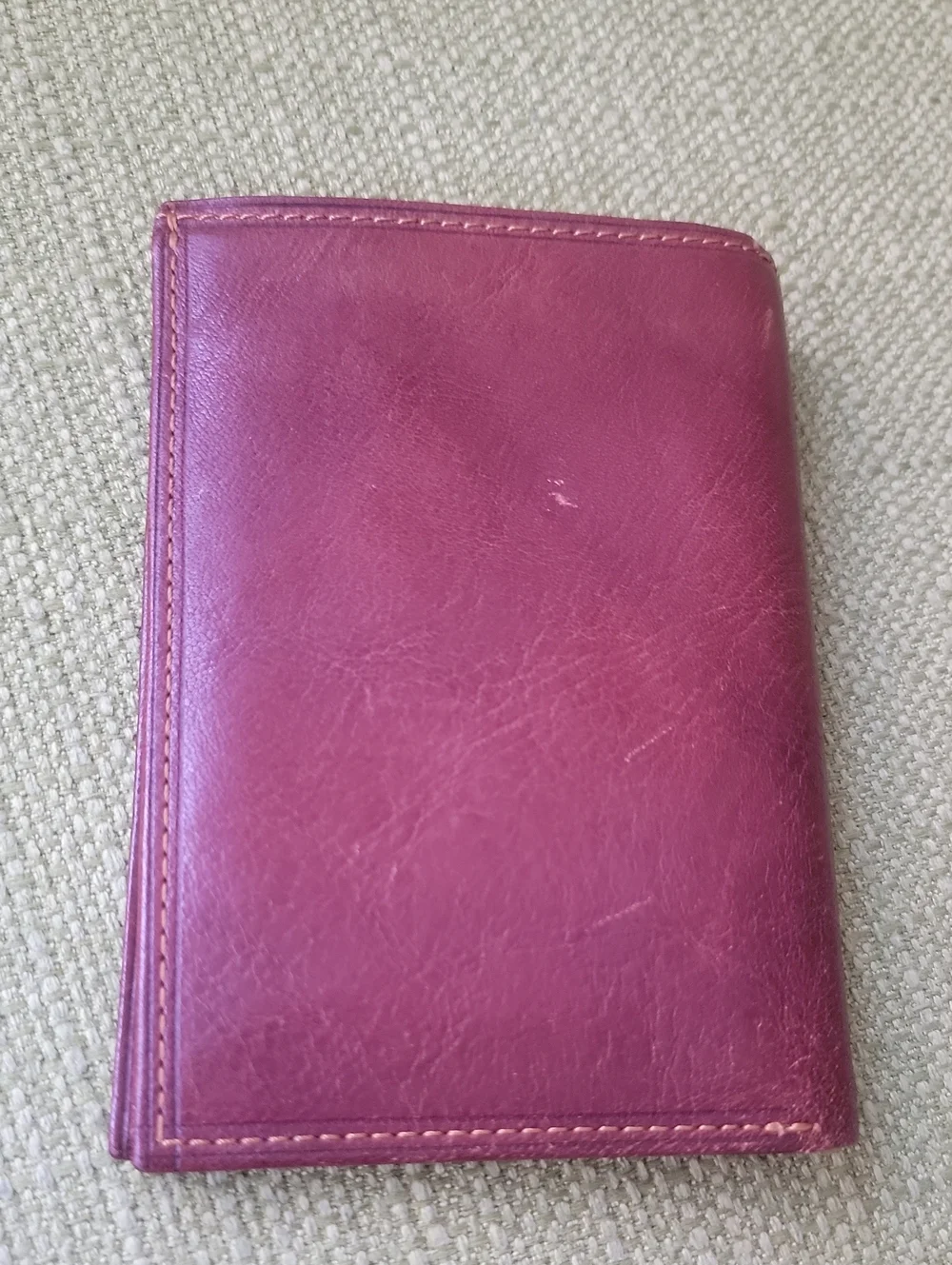 GanMarcoVenturi Brown Leather Passport Wallet - Classic Men's Accessory